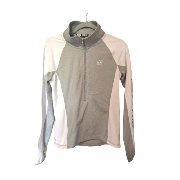 PINK jacket small half-zip with thumb holes - Picture 1 of 12